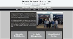 Desktop Screenshot of devonwoodenboats.co.uk